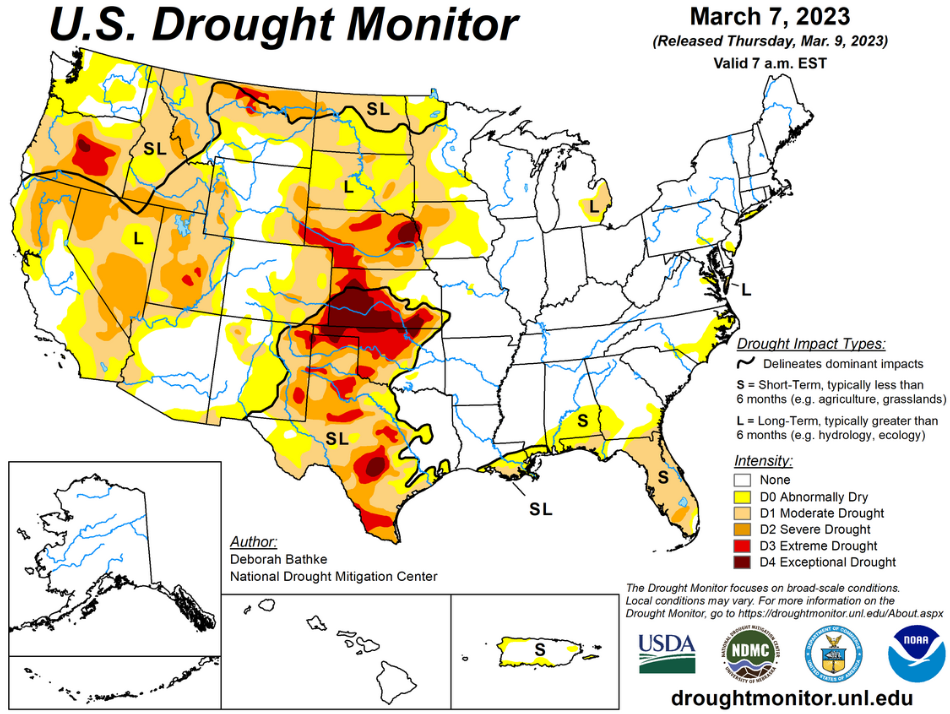 Drought Map 03/07